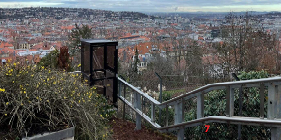 Ascenseur incline avec cabin